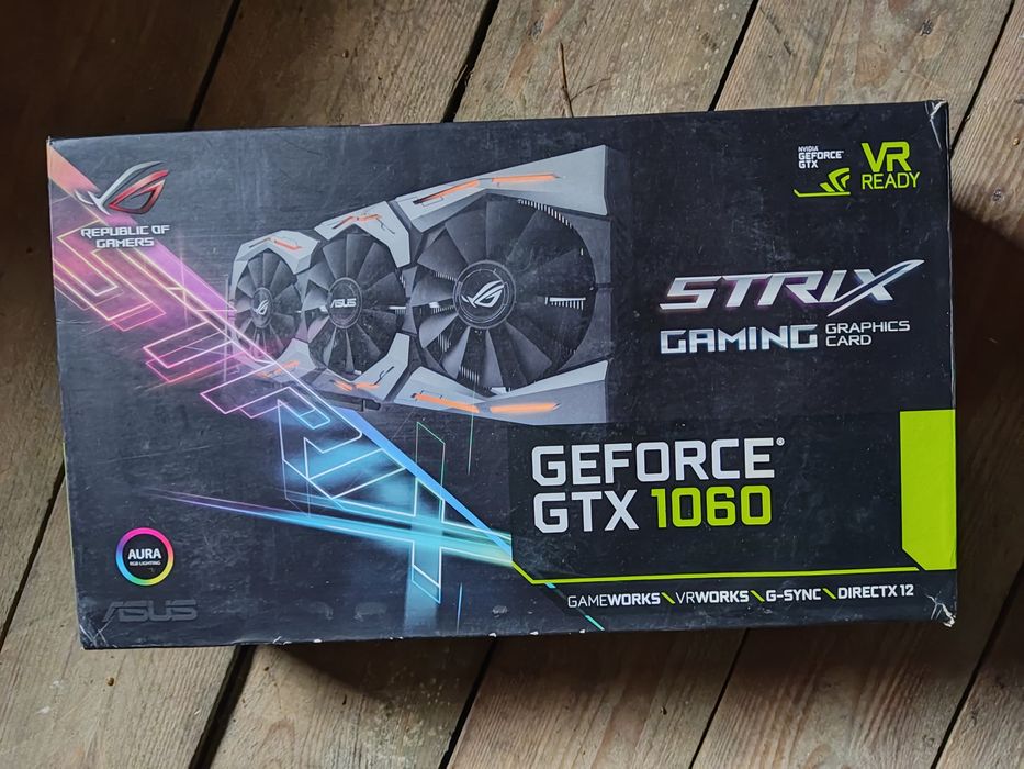 Видеокарта ASUS strix 1060 6gb