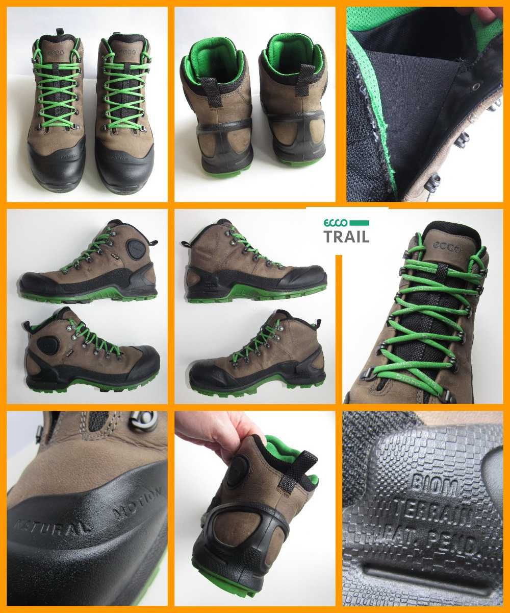 Мембранные ботинки Ecco Biom Terrain Akka Plus Mid GTX р. 45 (29,5см)