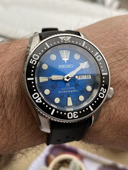 Seiko MM200 skx mod z tarczą SRPE39 Save the Ocean! Przepiękny!