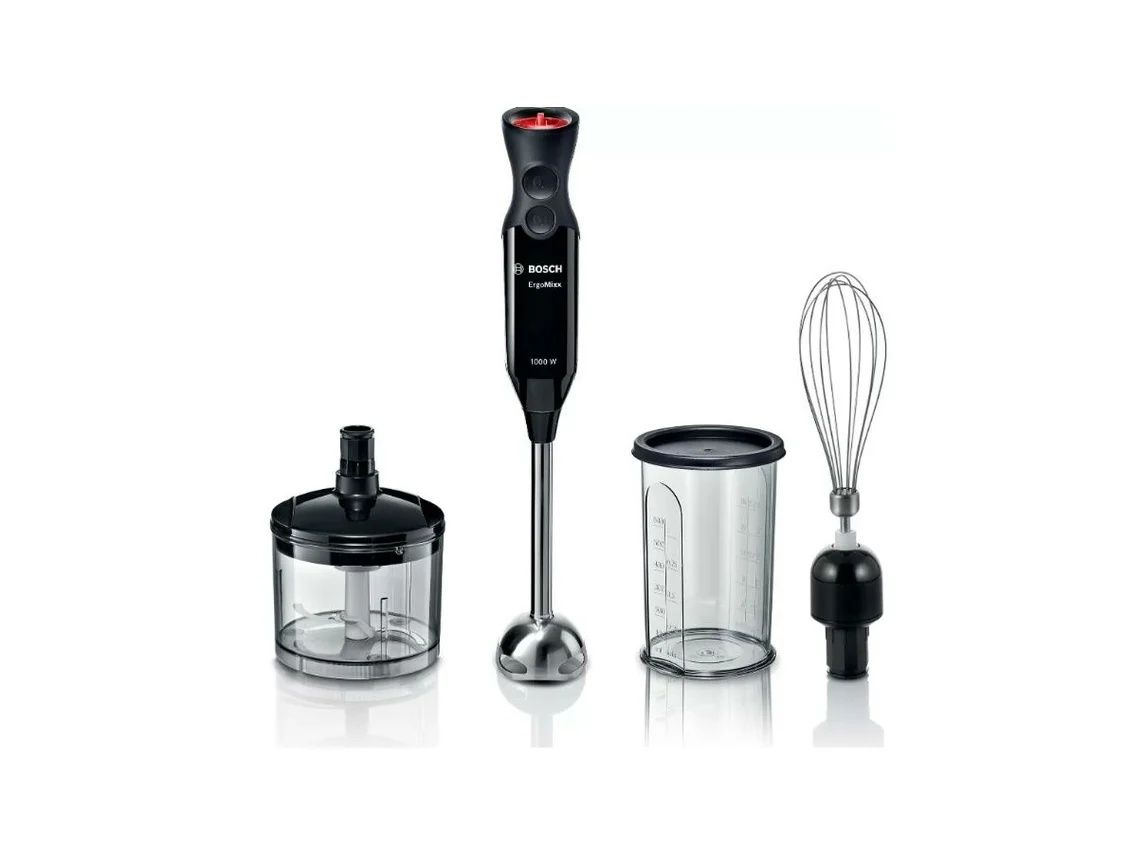 Pack Varinha Batedora de Mão BOSCH Ergomixx 1000W 4 em 1