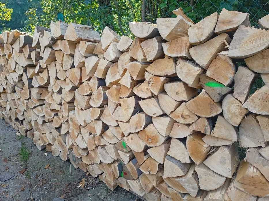 Drewno kominkowe i opałowe, połupane