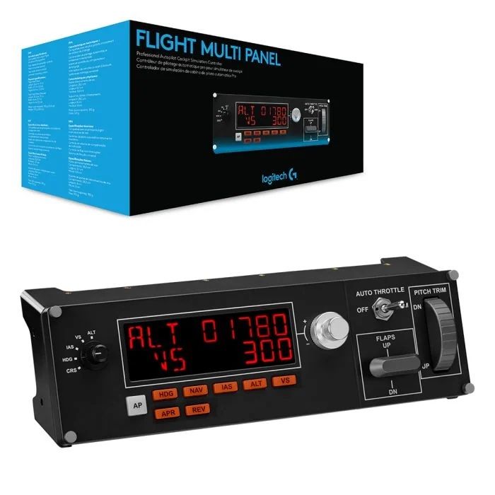 Logitech Flight Multi Panel Auto Pilot Simulador