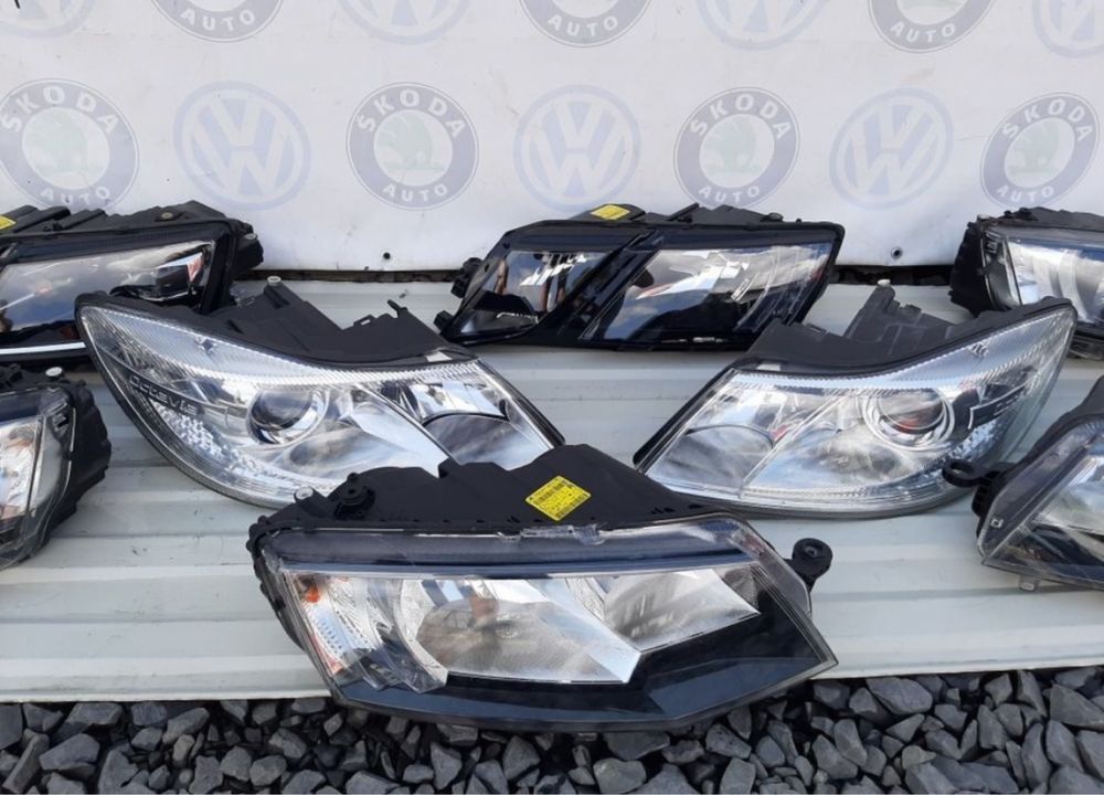 Фара skoda a5 a7 superb 3 led галоген ксенон шкода