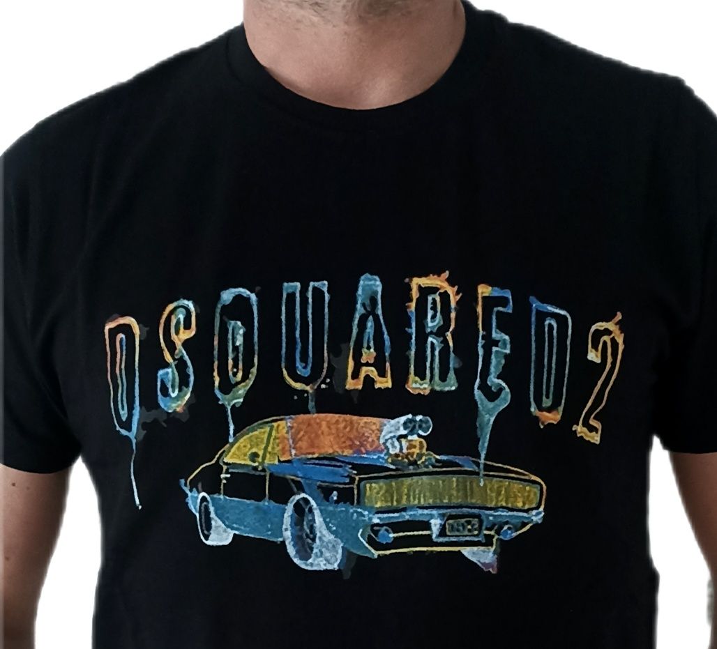 Dsquared2 Icon T-shirt koszulka czarna r.S,M,L, XL, XXL