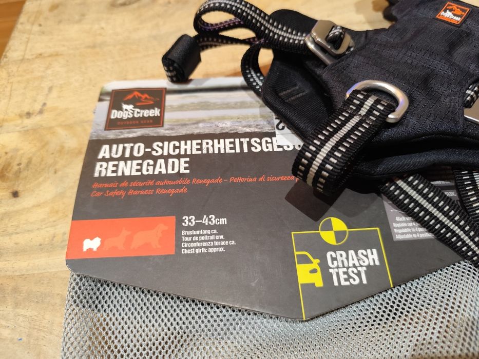 Dogs Creek samochodowe szelki bezpieczeństwa dla psa Renegade - XS