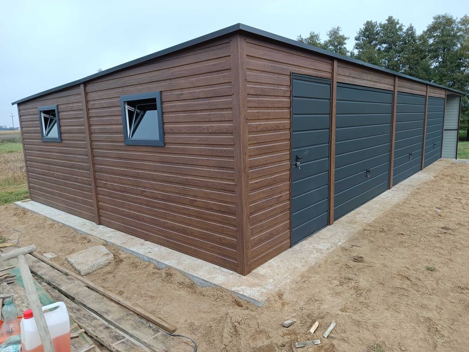 Garaże blaszane garaż wiata 15x6 blaszak 7x5 6x6 5x7 Rus-Stal profil