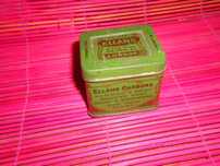 Vintage Caixa de Lata da Fita da Máquina de Escrever de ELLAMS