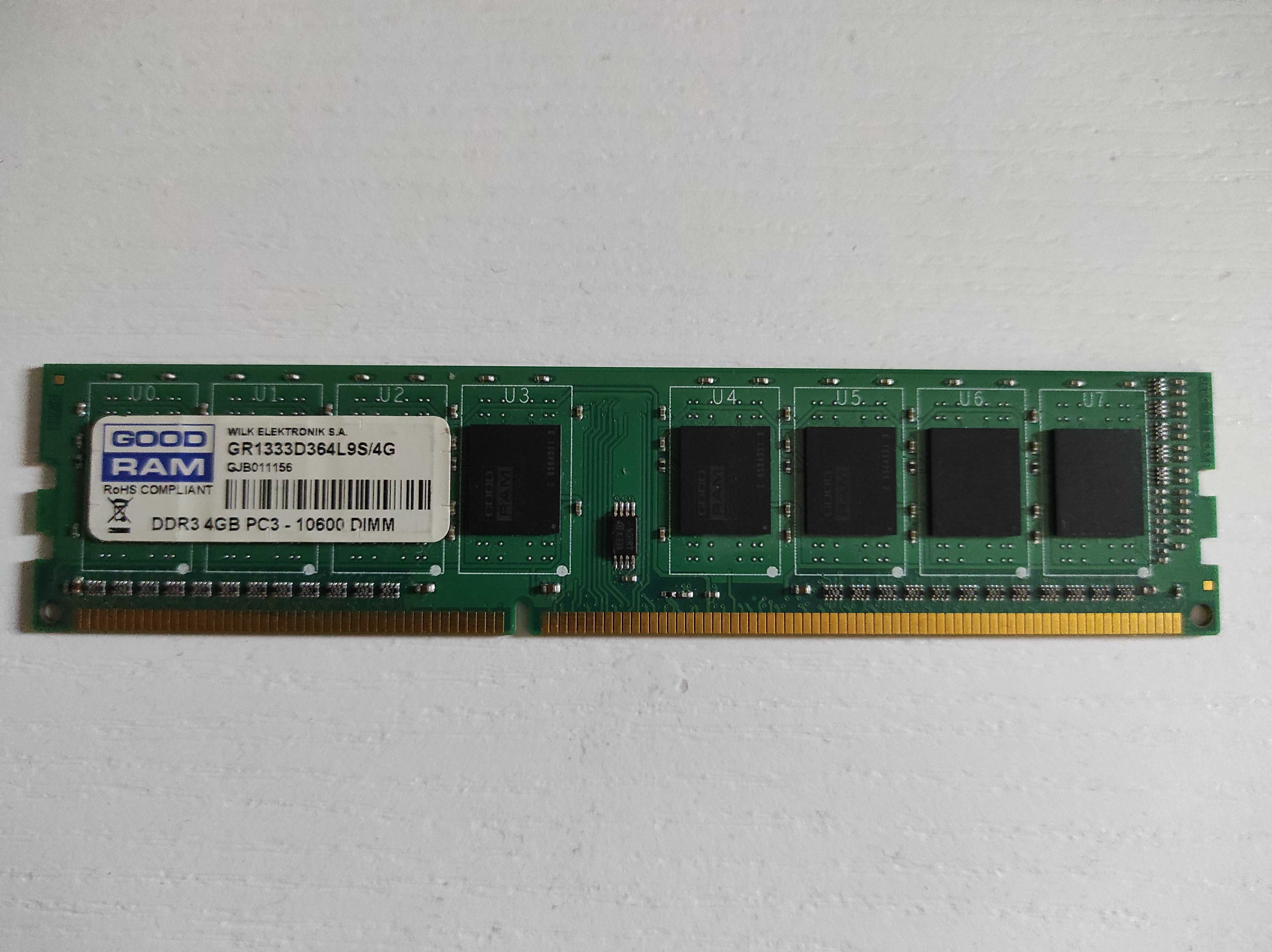 GOODRAM 4GB DDR3 10600 do PC sprawna