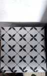 Płytki Patchwork Clover Black Pattern