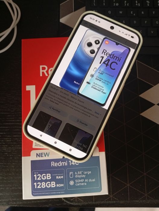 Xiaomi Redmi 14C Midnight Black – 6GB RAM / 128GB ROM