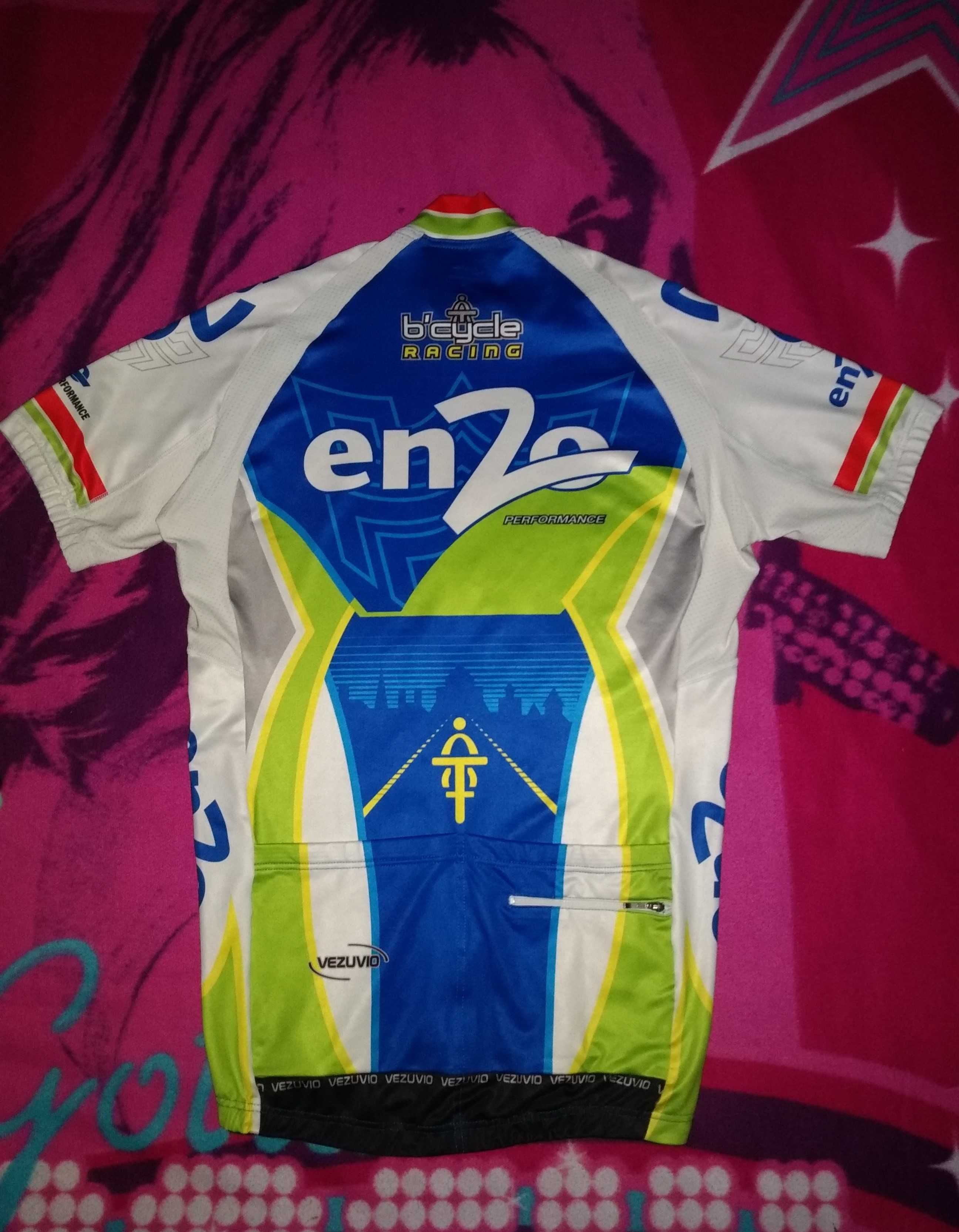 Koszulka kolarska Vezuvio Enzo Bicycle Racing M