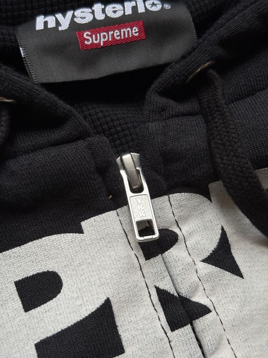 Supreme x Hysteric Glamour Black Zip Hoodie