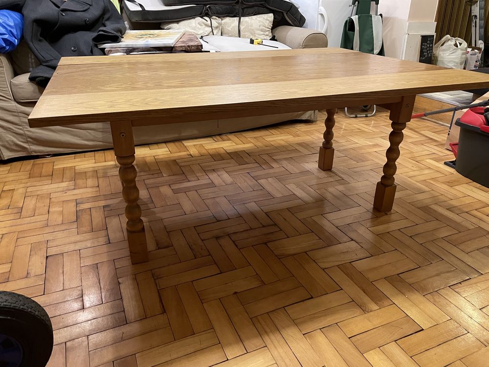 Stolik kawowy retro rozkladany