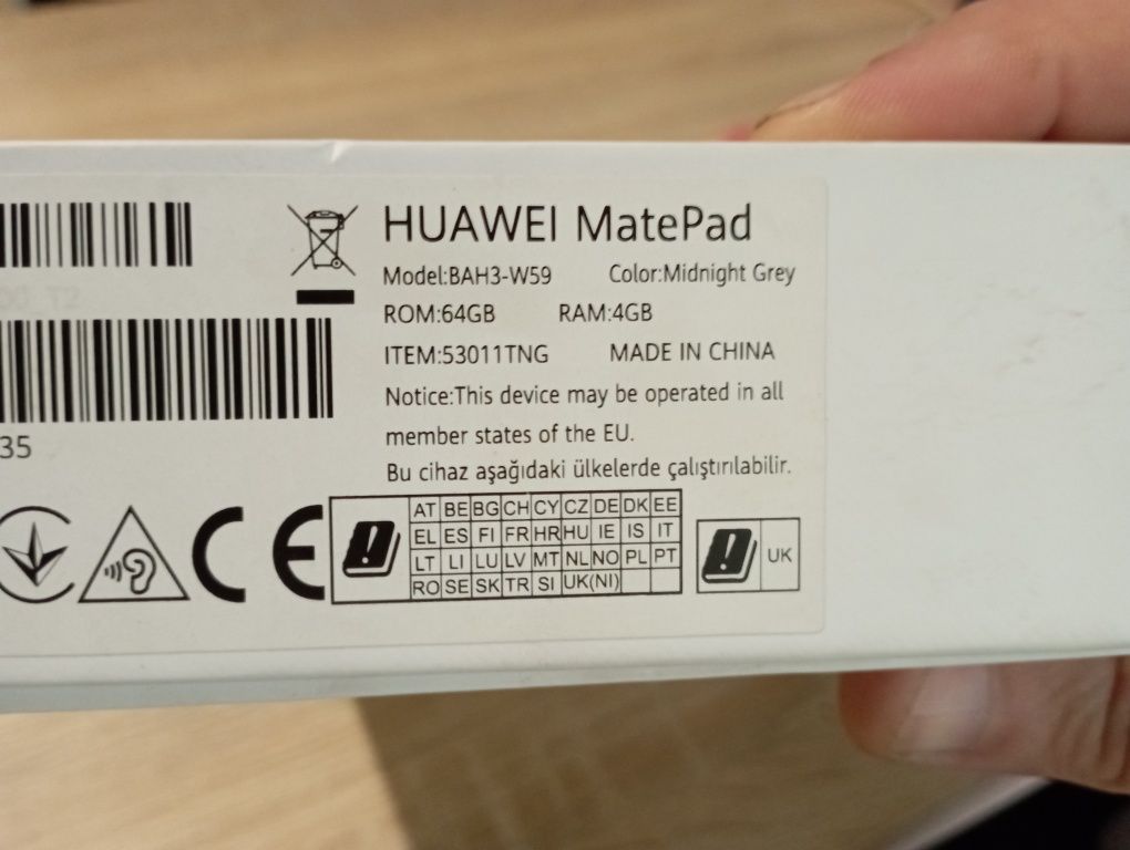 Планшет huawei 10.4 bah3 w59 4/64