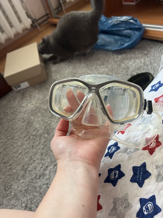 маска для плавання Dolvor M-278 S-JR, grey