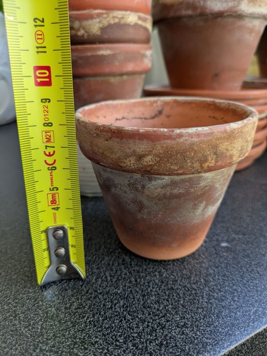 Conjunto de vasos de terracota