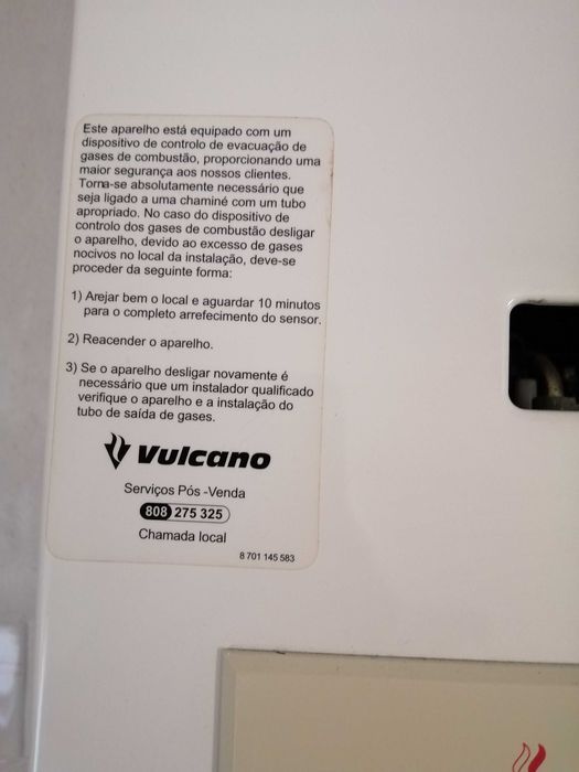 Esquentador VULCANO Inteligente (botija)