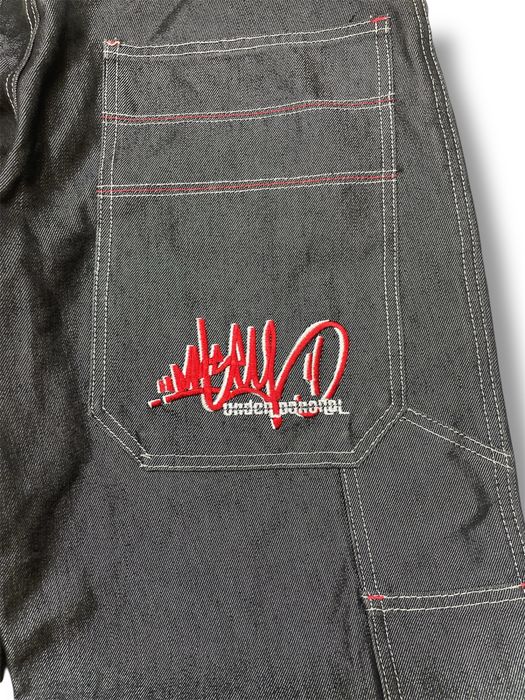 Широкие реп джинсы y2k opium sk8