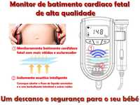 Monitor fetal batimentos cardiacos bebe gravida doppler ouvir coração