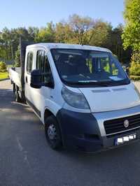 Fiat Ducato 7 osobowy, Dubel kabina, Doka, Skrzynia, Paka