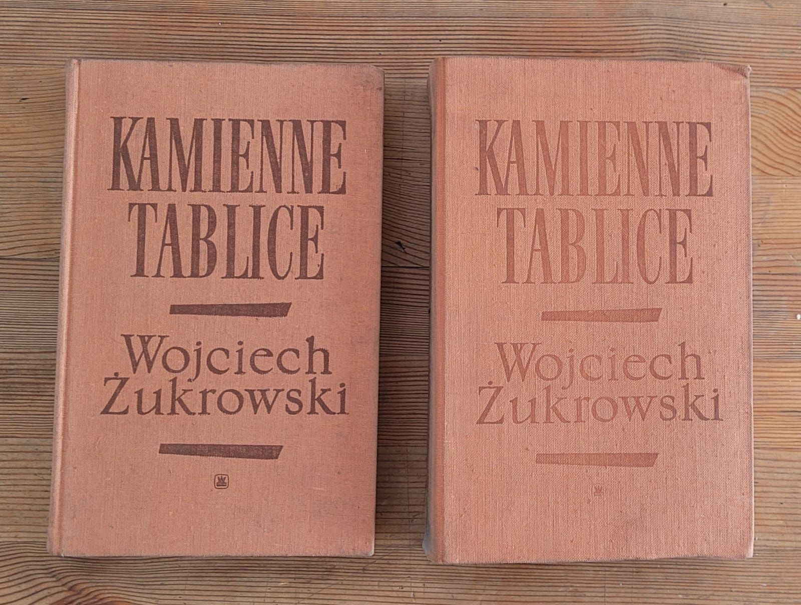 2 Książki Kamienne Tablice W. Żukrowski