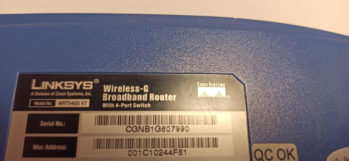 Router Linksys 4 Lan