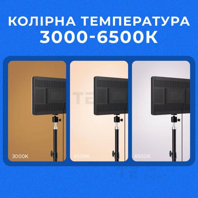 LED панель 40Вт зі шторками зі штативом