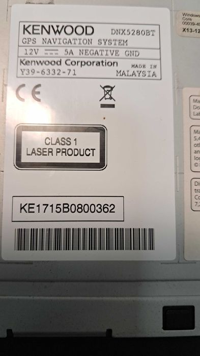 Kenwood DNX5280BT