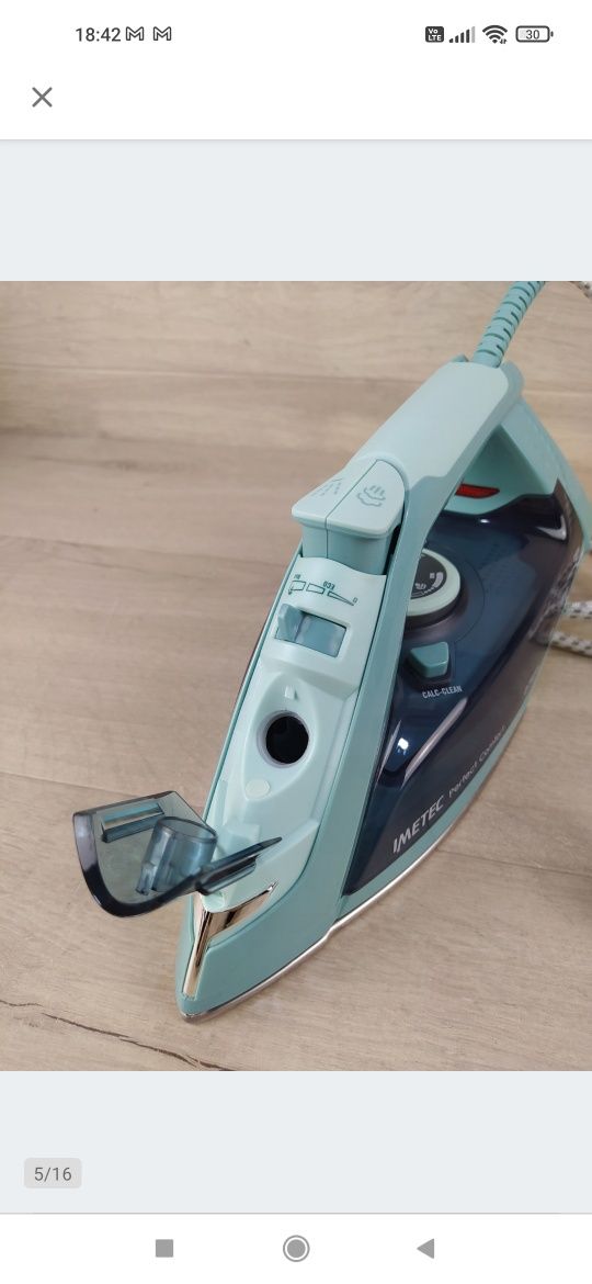 Imetec Perfect Comfort Żelazko 2200 W OUTLET

Po zwrocie.

Sprawne.

N