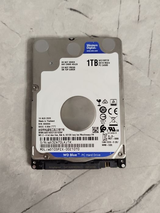 Жорсткий диск для ноутбука Western Digital 2.5" 1Tb WD10SPZX,жесткий д