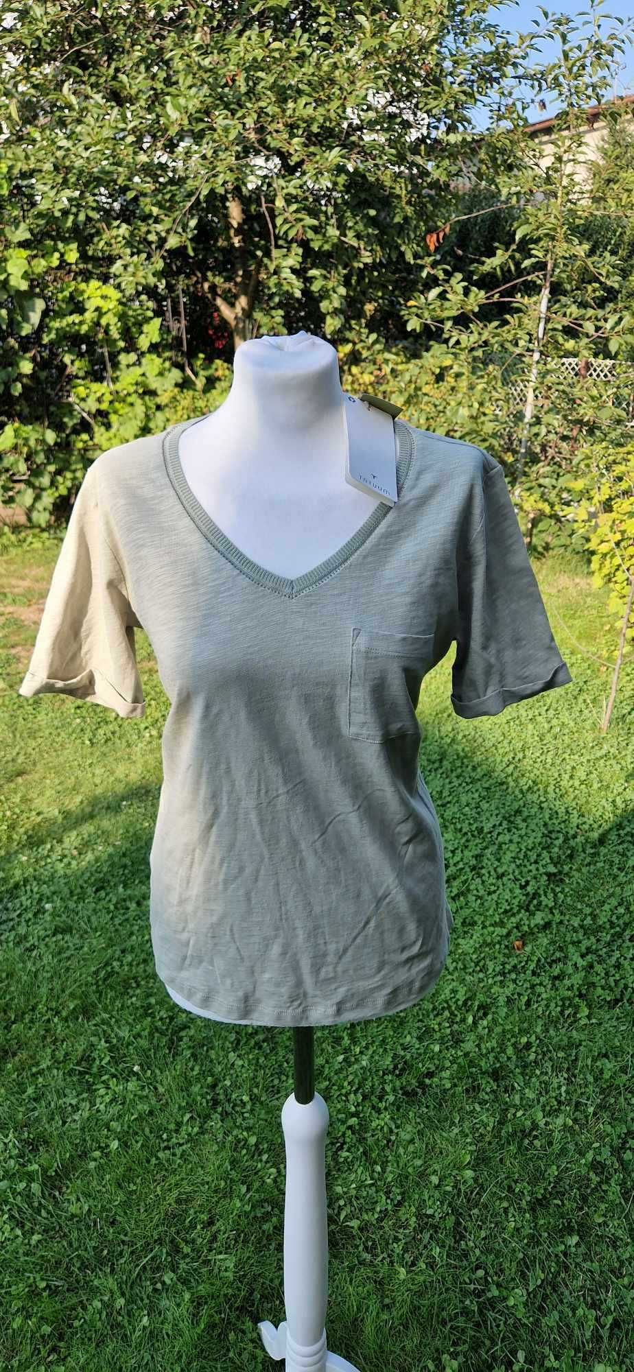 Bluzka, T - Shirt Damski z Kieszonką Tatuum rozmiar L , 100 % bawełna