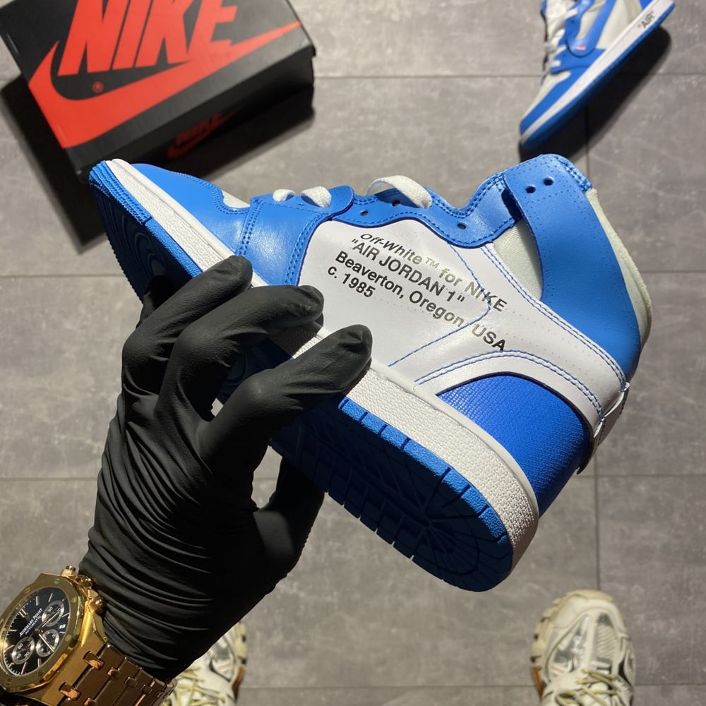 Buty Nike Jordan 1 Retro High Off-White 36-45 unisex trampki tenisowki