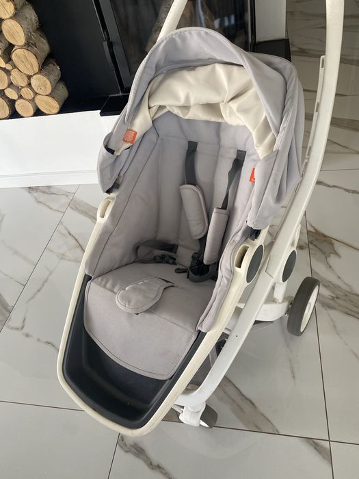 Wózek spacerowy Greentom szaro- bialy