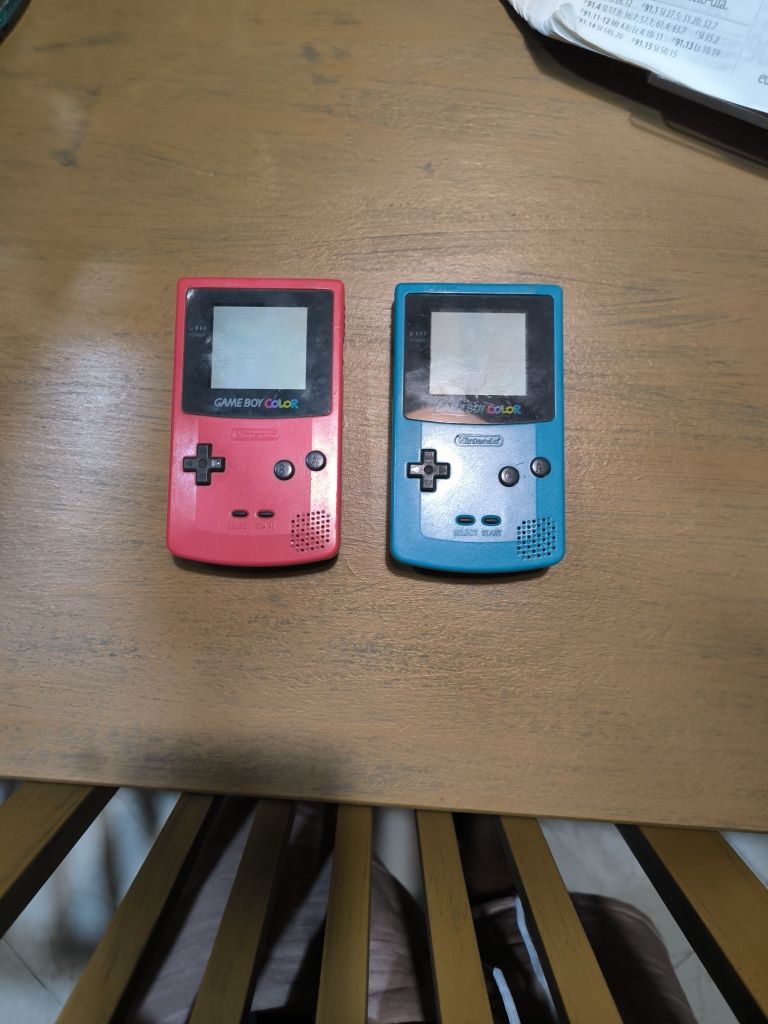 Gameboy color azul/cor de rosa