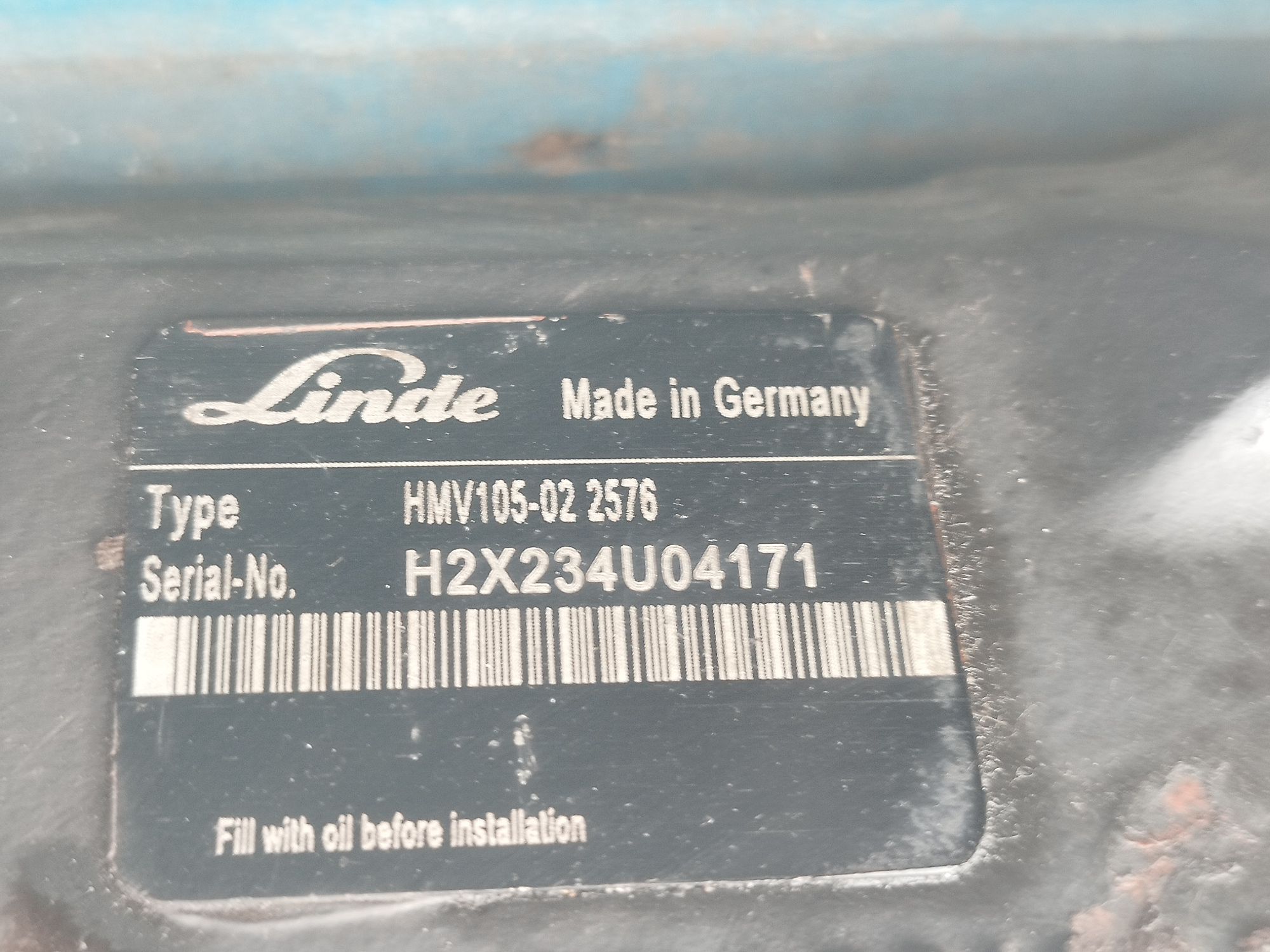 Pompa hydrauliczna Linde HMV 105-02. 2 biegi