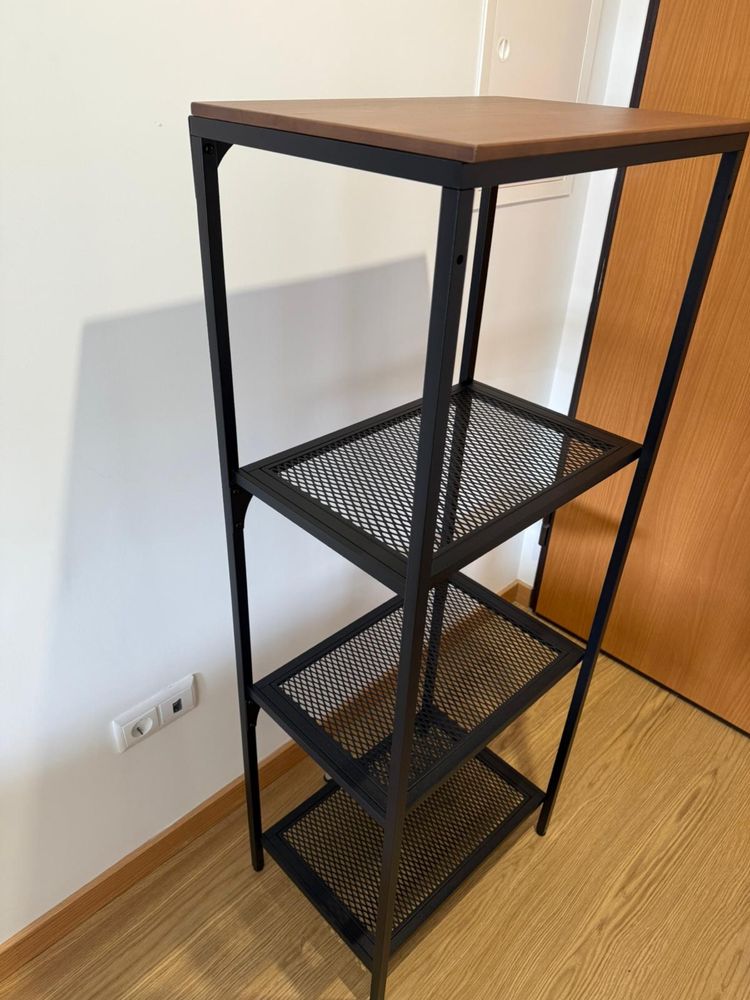 FJÄLLBO Estante, preto, 51x136 cm