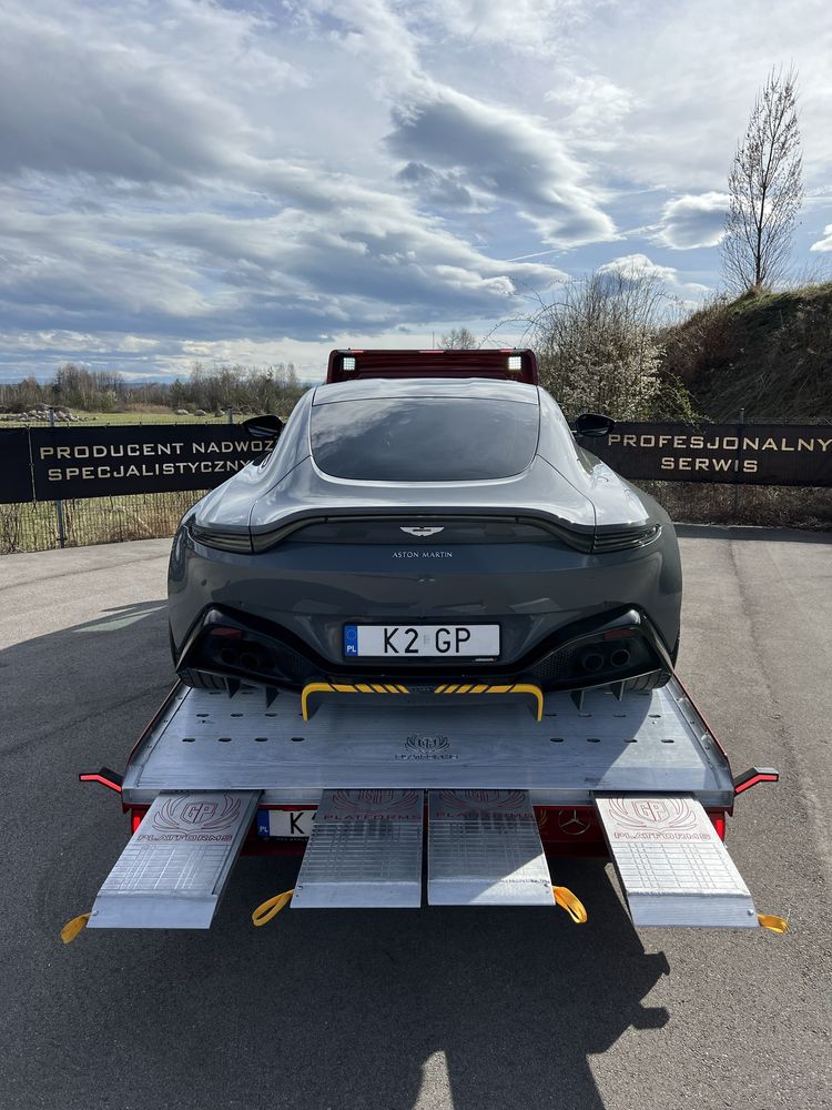 Laweta panelowa PRODUCENT najazd aluminium zabudowa panel autolaweta