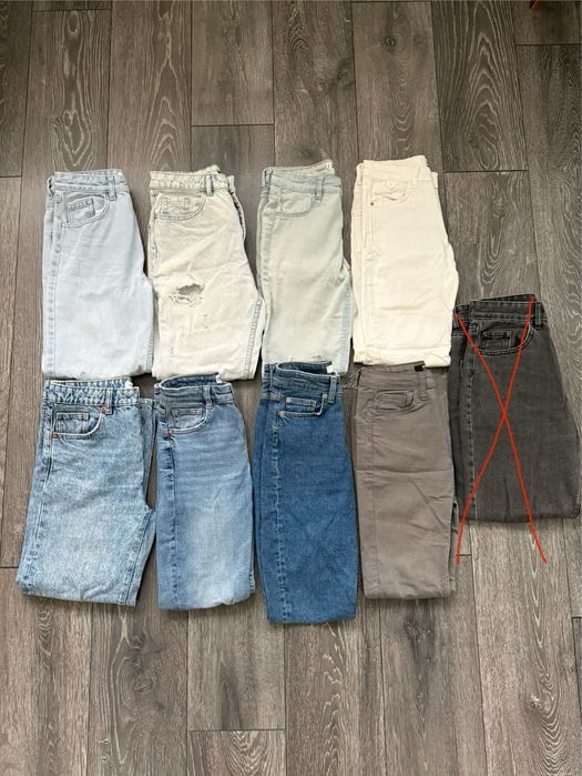 Джинси мом, скіні, Sinsay, Zara, H&M