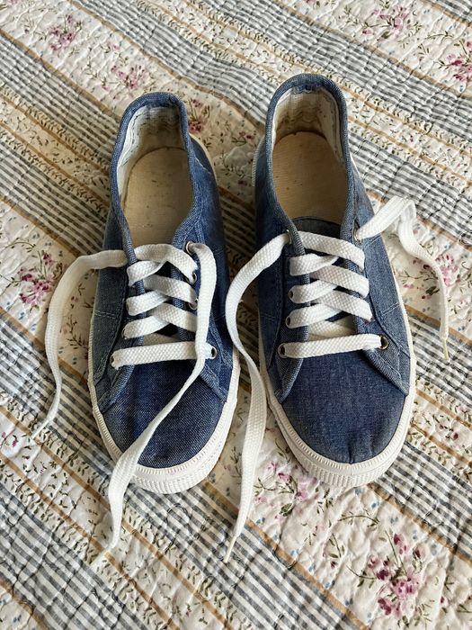 Trampki jeansowe włoskie 35,5 wkładka 22 cm