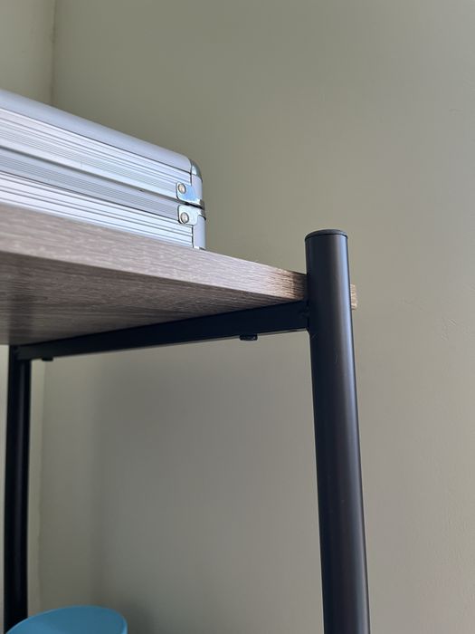 Стелаж JYSK Vandborg дуб/чорний