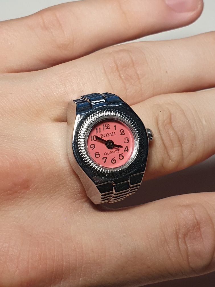 Sygnet Zegarek Różowy