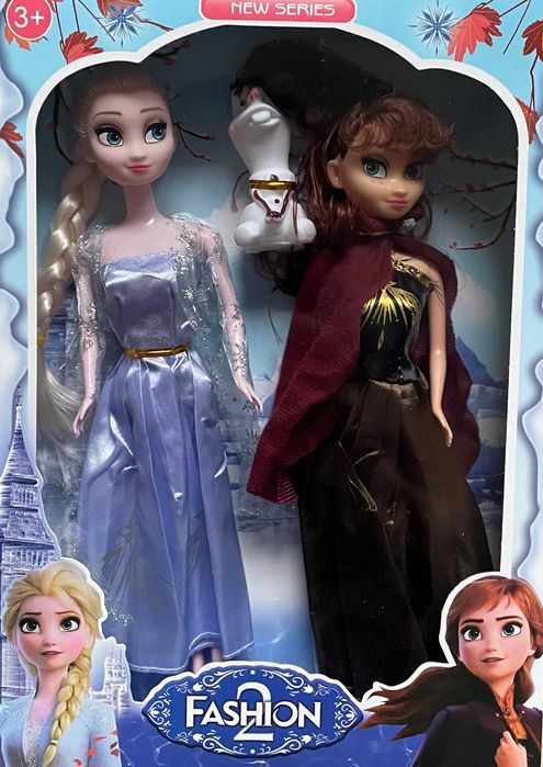 Lalki barbie Kraina Lodu Elsa i Anna + figurka Olafa
