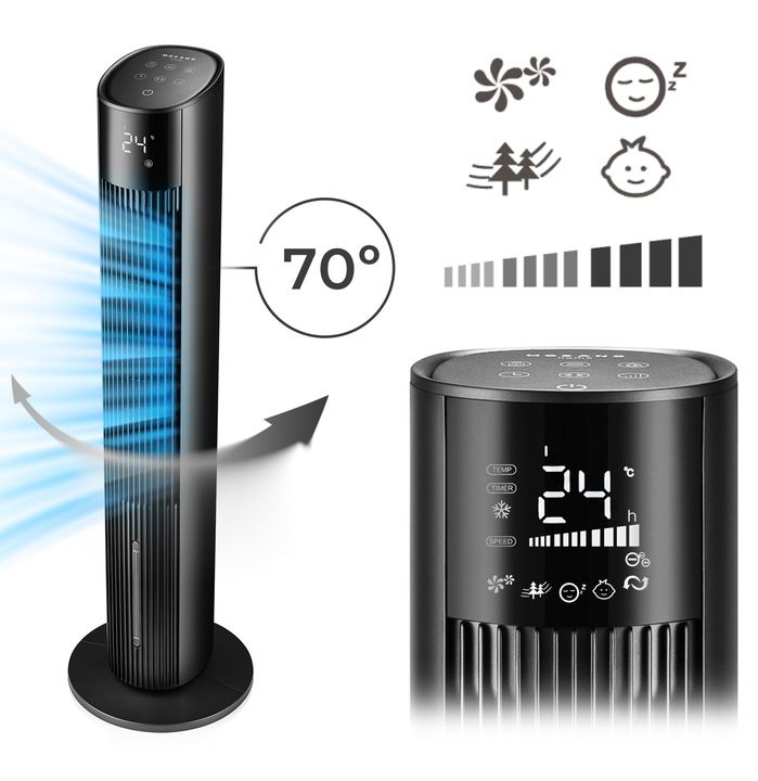 Klimator Wentylator Klimatyzer Podłogowy Pilot Jony Mocny Xxl Aroma +o