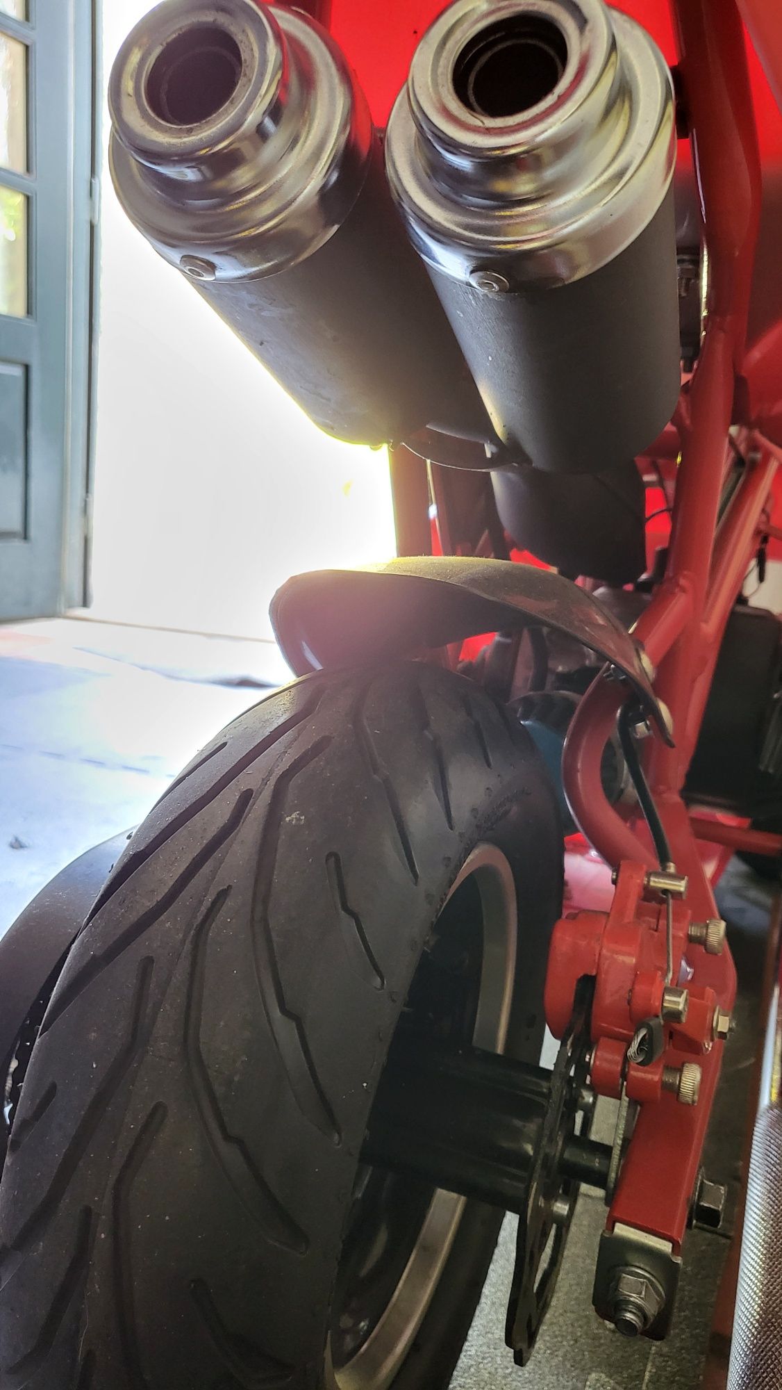 Mini moto GP 50cc Ducati como nova potente 2 escapes