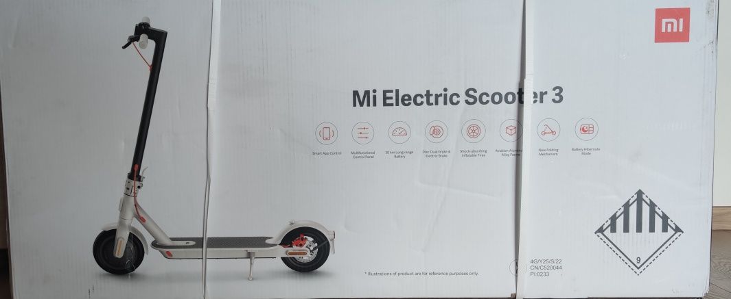 Nowa Hulajnoga elektryczna Xiaomi Mi Electric Scooter 3 kolor szary