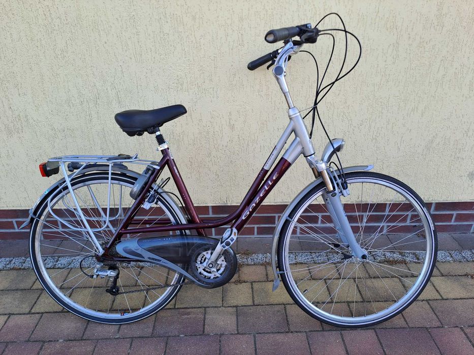 GAZELLE GENEVE GOLDLINE, damski rower holenderski/3x9/53cm/ALU