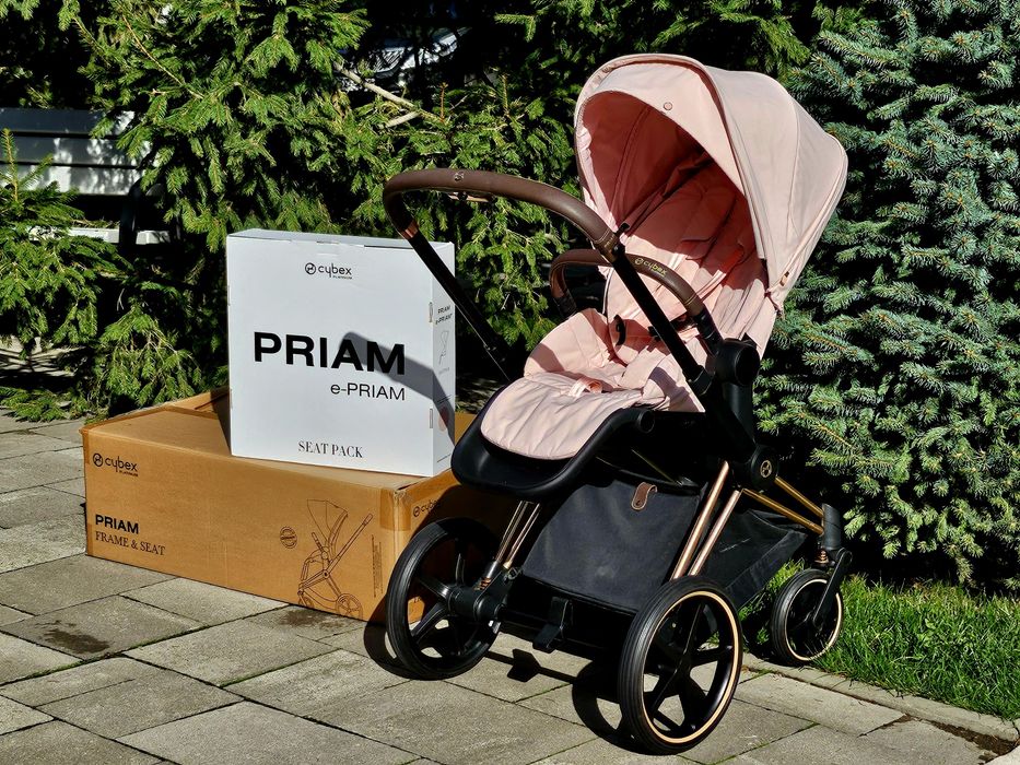 Візочок Cybex Priam 4.0 Rose Gold Peach Pink