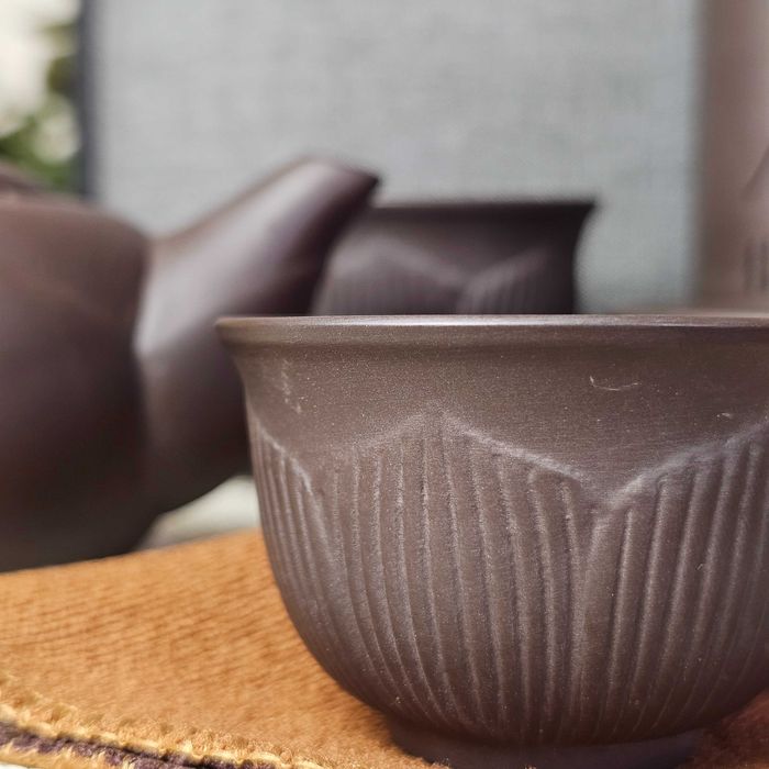 Дорожній сервіз +❱ на 4 персони з чайницею ❰+ ісинська глина