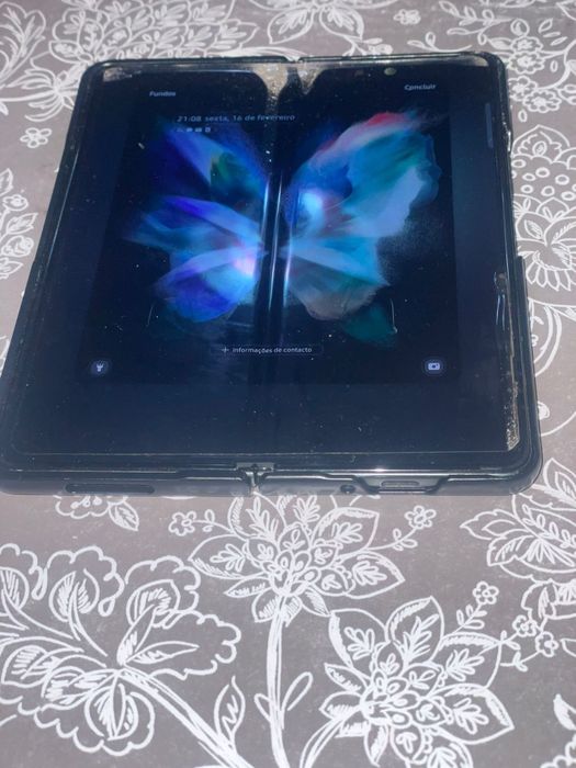 Samsung z fold 3 como novo
