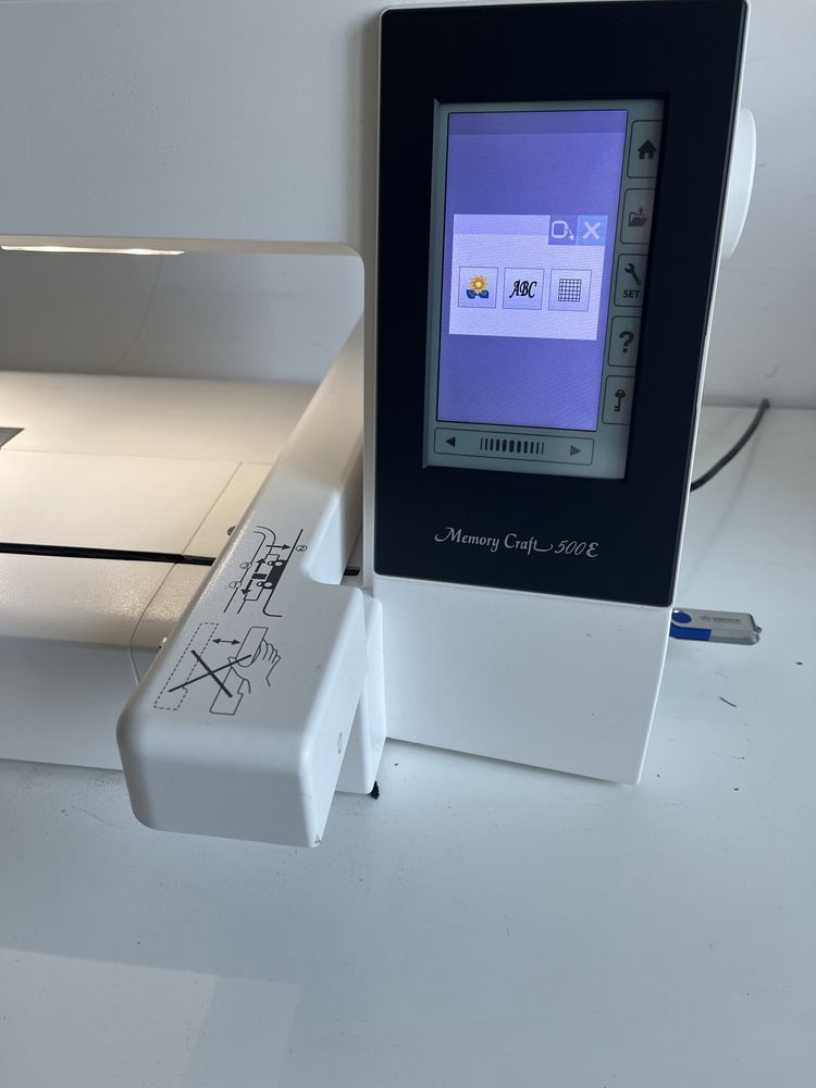 Hafciarka Janome MC 500E + program Artistic Digitizer + dodatki GWARA